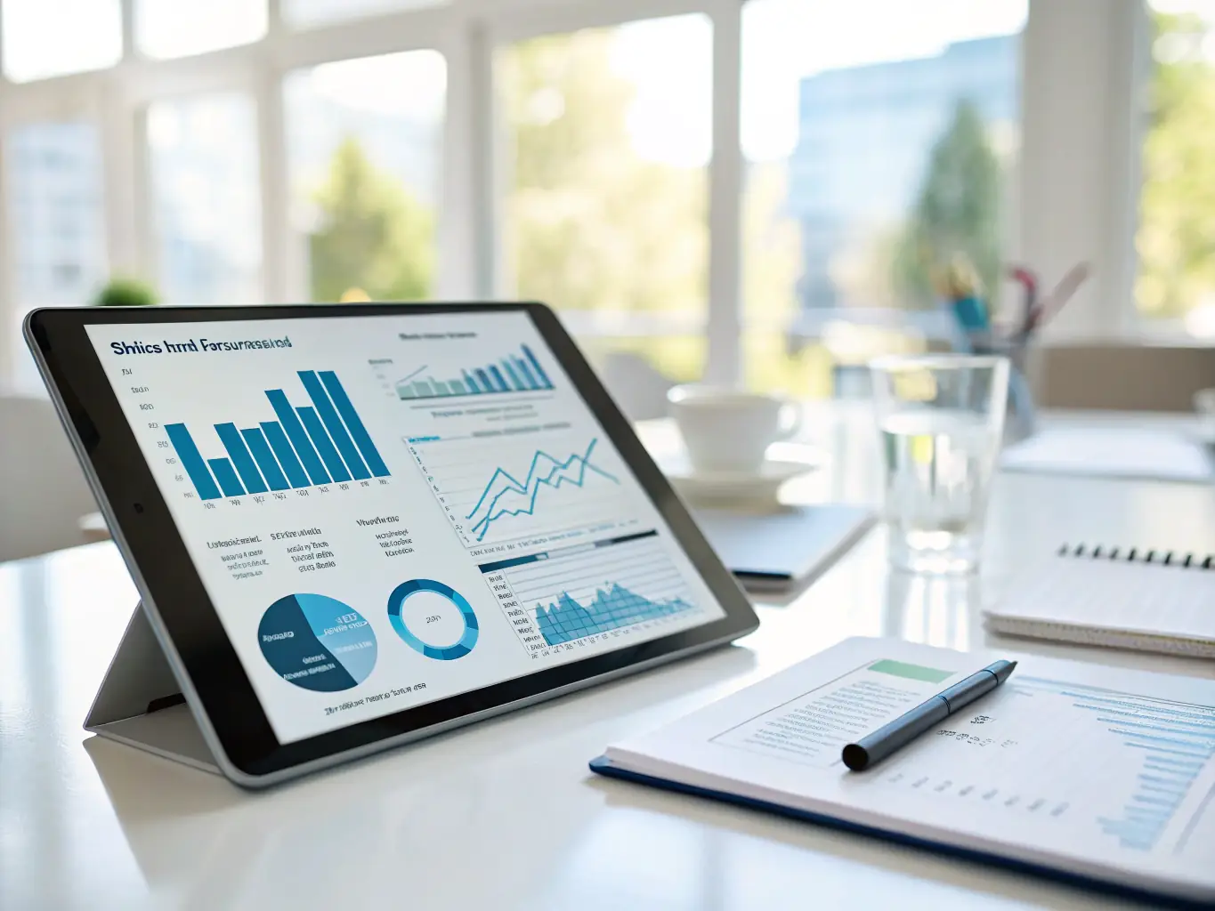 An image of a cost analysis chart showing reduced energy consumption and lower utility bills in a sustainable building.